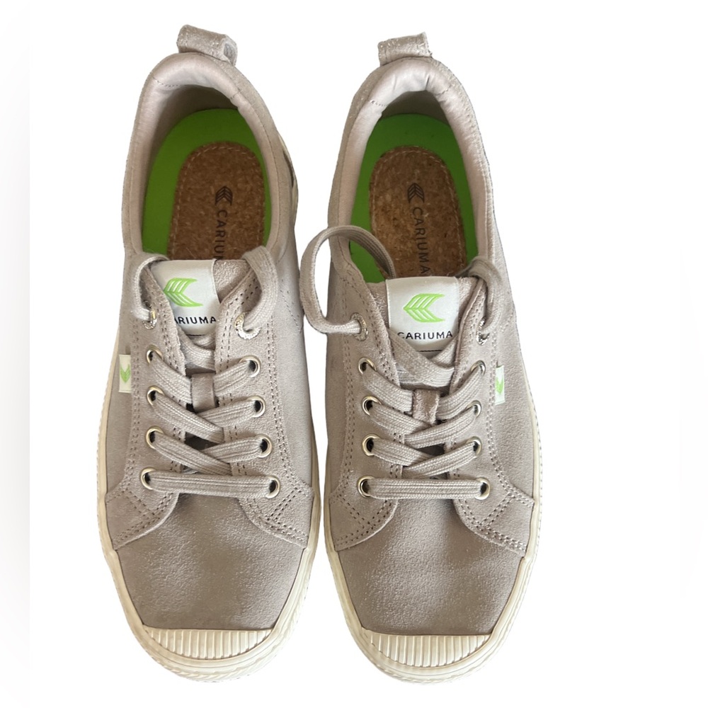 Cariuma Grey Suede Sneakers - Picture 4 of 8